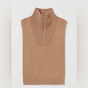 H&M Knit Collar With Zipper